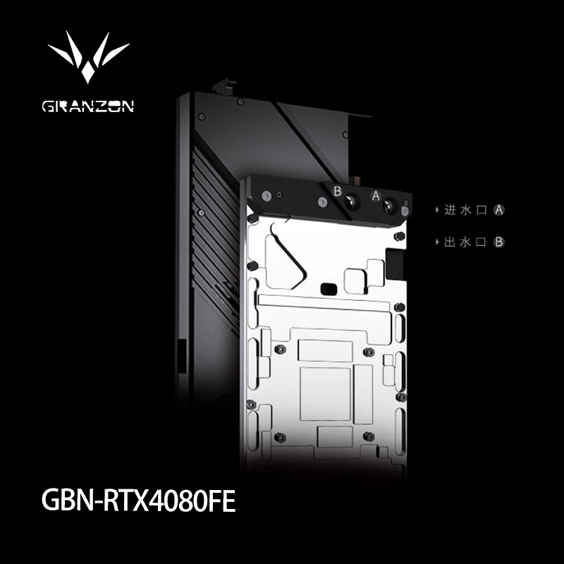 Bloco de GPU Granzon para Plac - Rtx 4080 Water Cooling Block avaliação e preço
